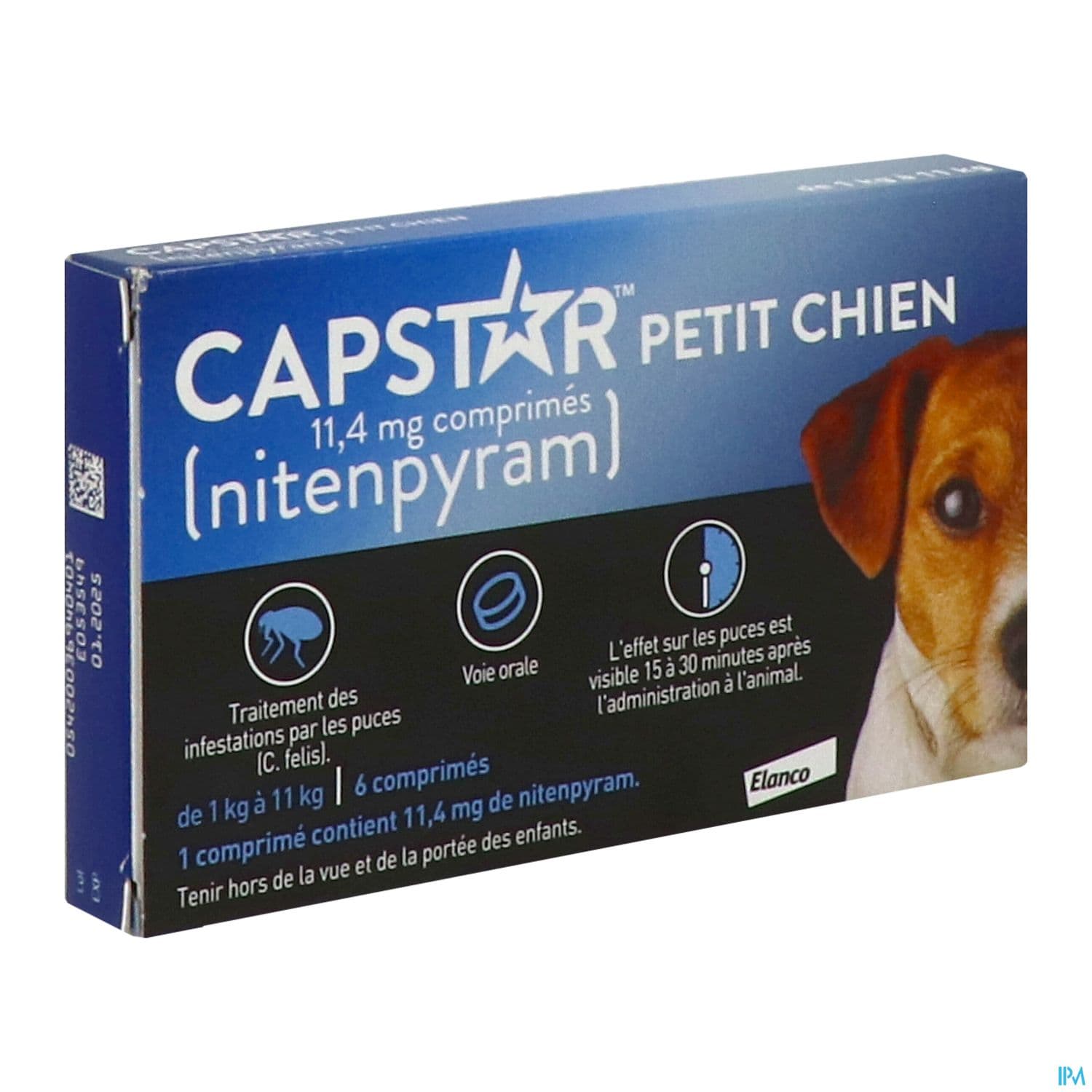 Elanco Capstar 11mg4 Insecticide Petit Chien Comprime 6