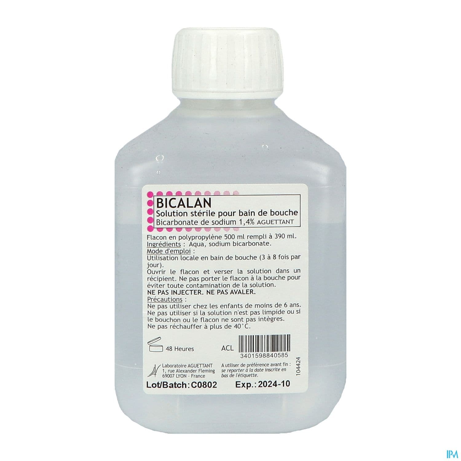 BICALAN B/BOUCH SOL STERIL500ML