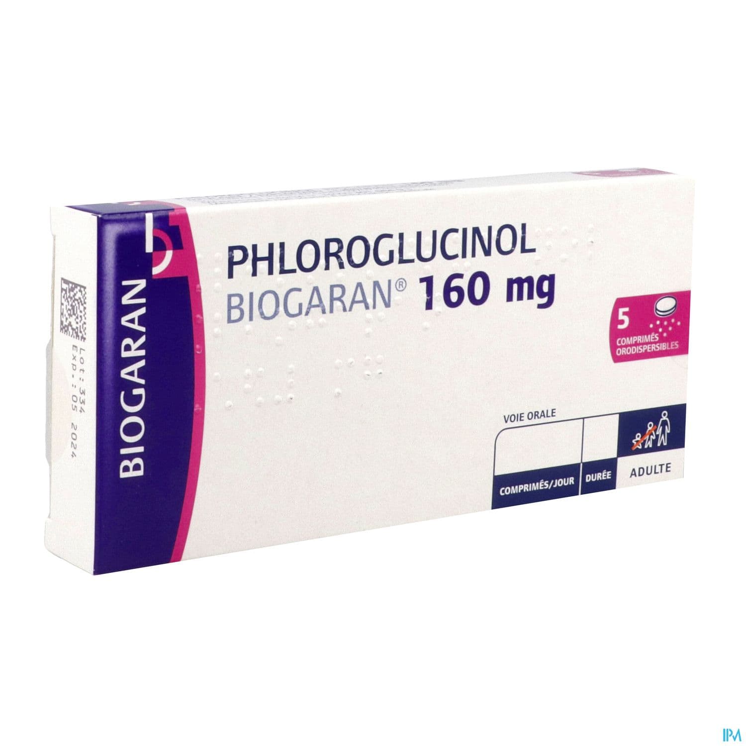 PHLOROGLUCINOL 160MG BIOG CPR ORO5 — Pharmacie des Vergnes Clermont-Ferrand