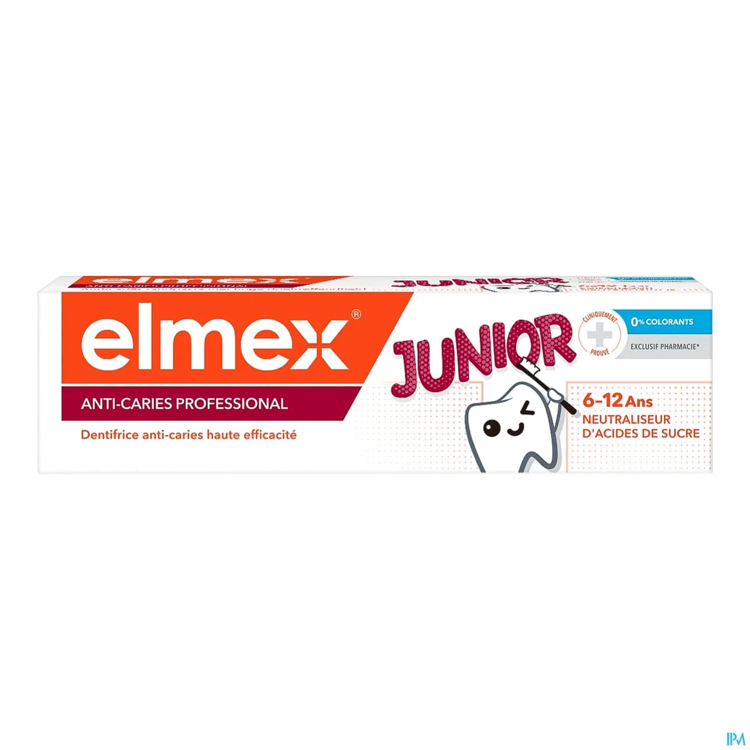 Dentifrice Elmex® Anti-caries Professional™ Junior 6-12 Tube 75ml