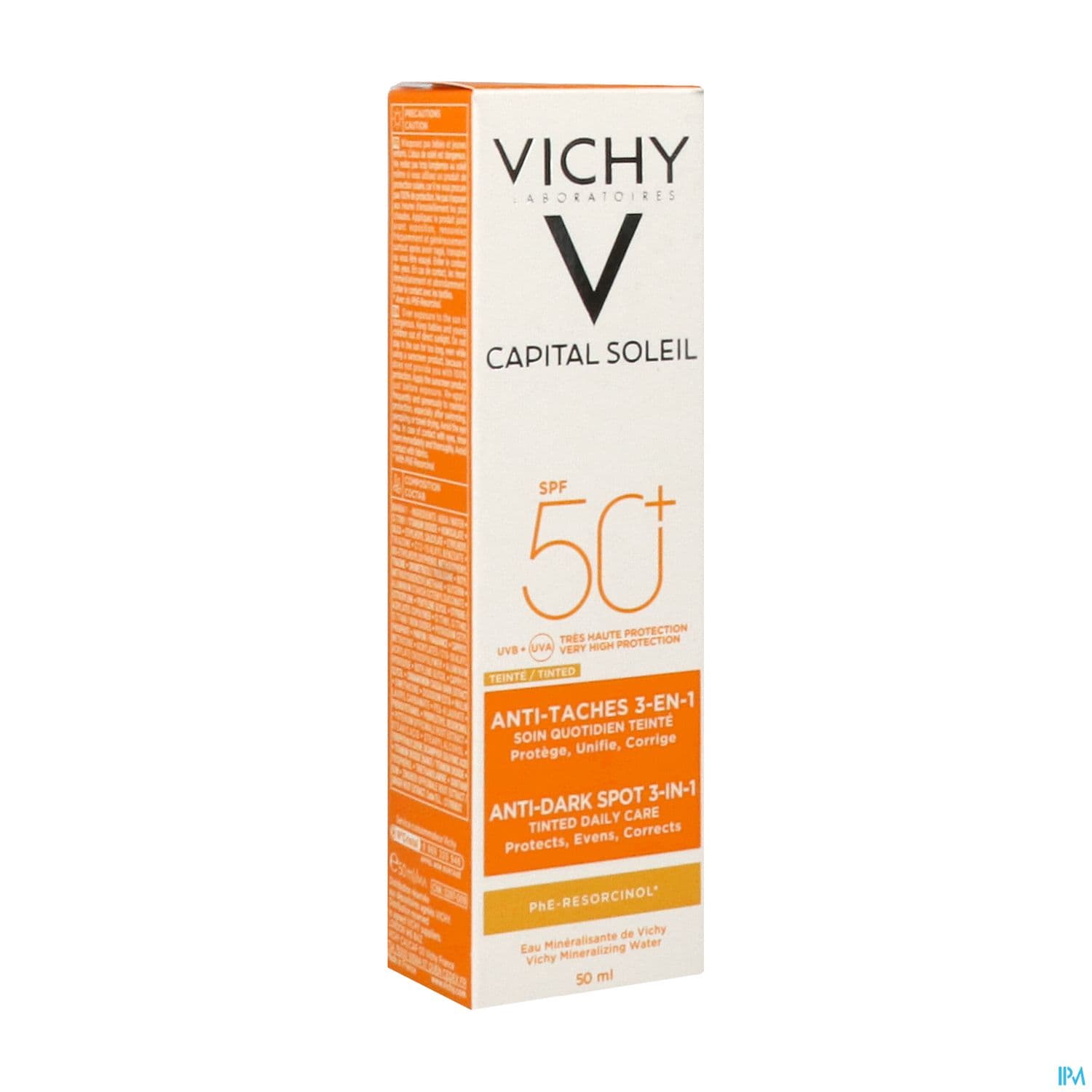 Vichy Cap Id Sol Ip50+ Cr A/taches Teint 3in1 50ml — Pharmacie Lafayette de Roubaix