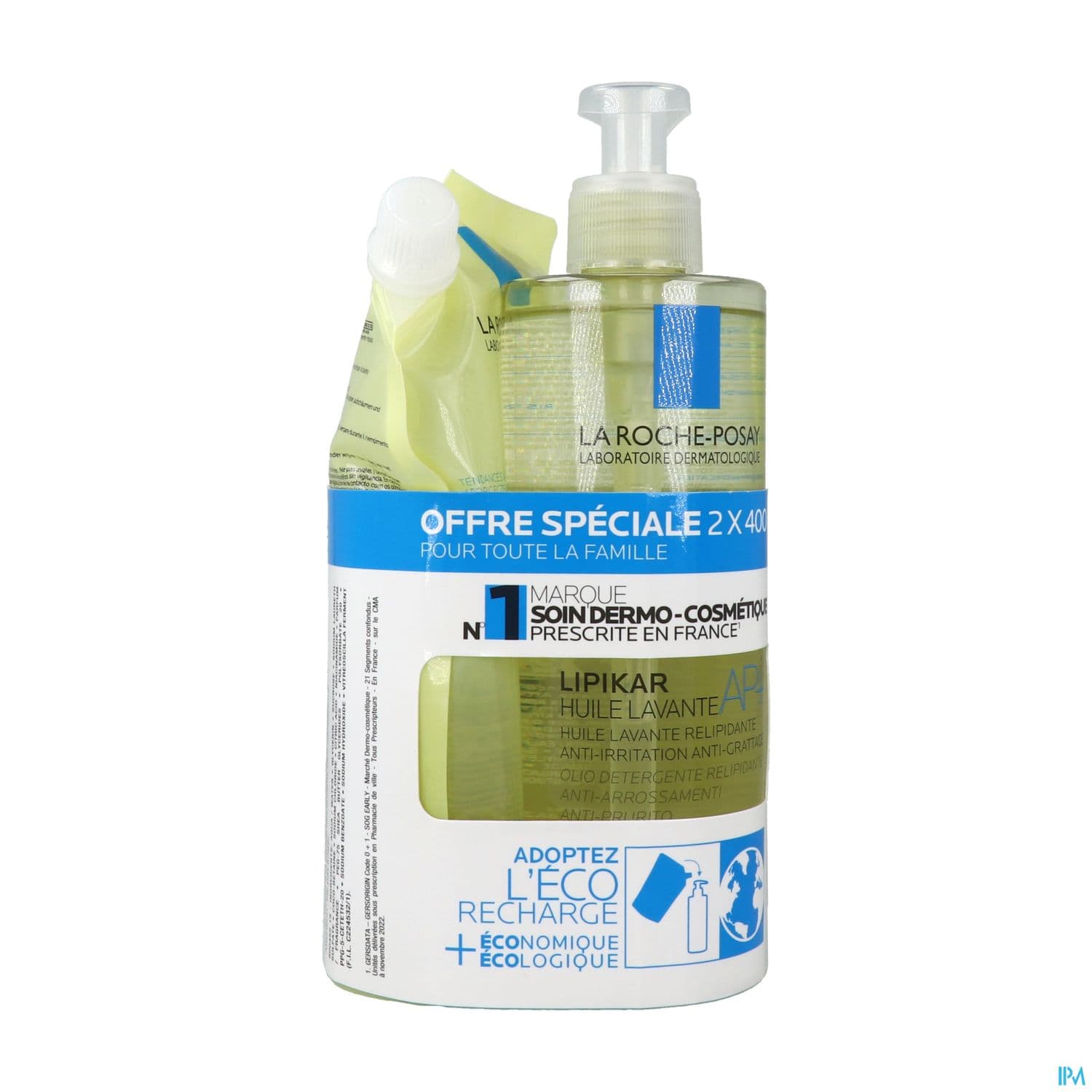 LIPIKAR HLE LAVANTE 400+ECO RECH — Pharmacie Lafayette des Clairions