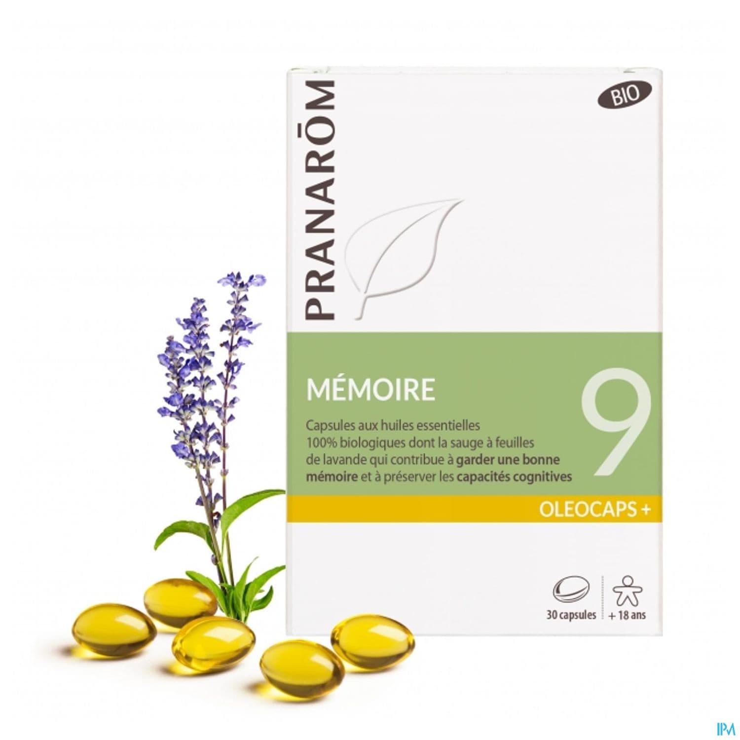 Pranarom Oleocaps+ 9 Bio Memoire Capsule 30