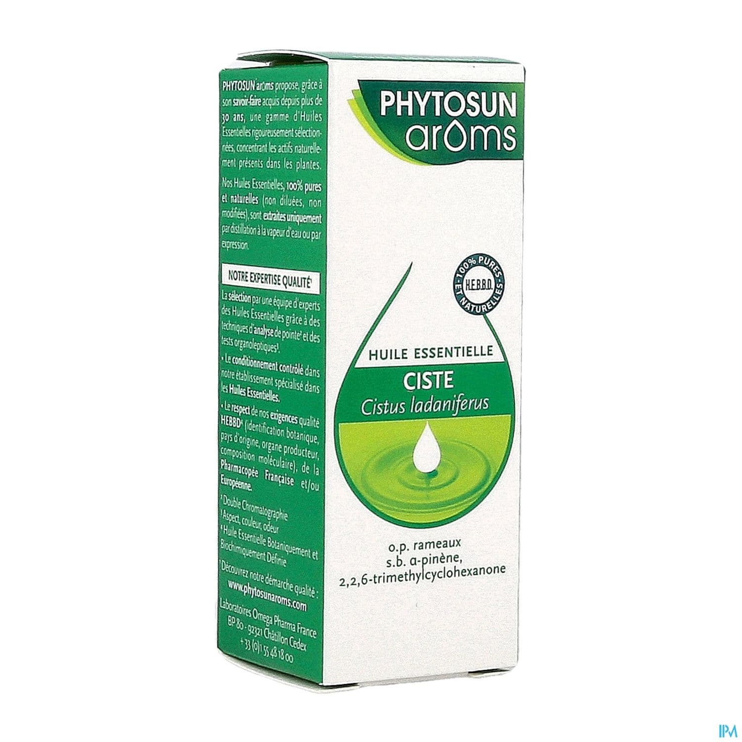 Phytosun Aroms Huile Essentielle Ciste Ladanifere 5ml