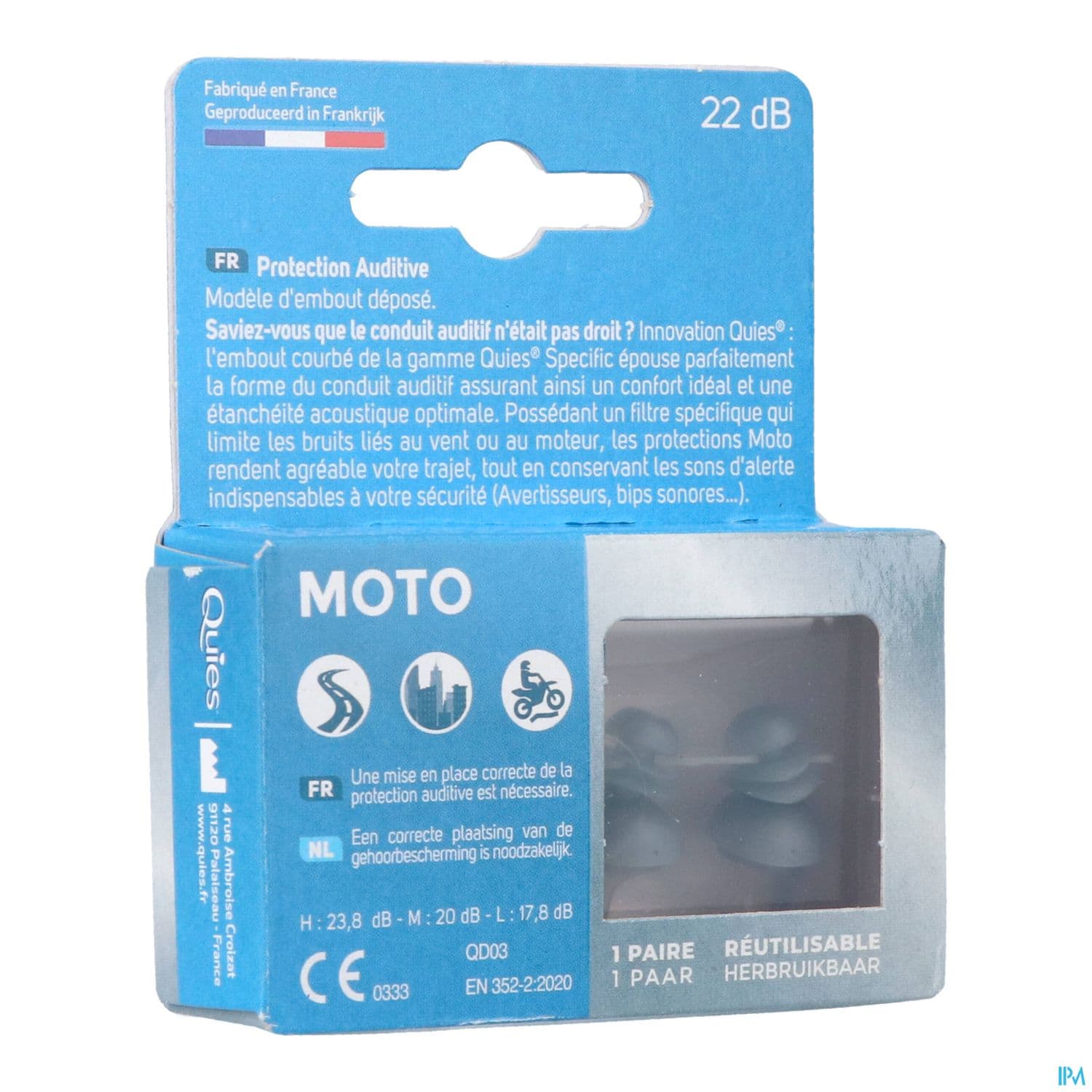 Quies Moto Protection Auditive 2