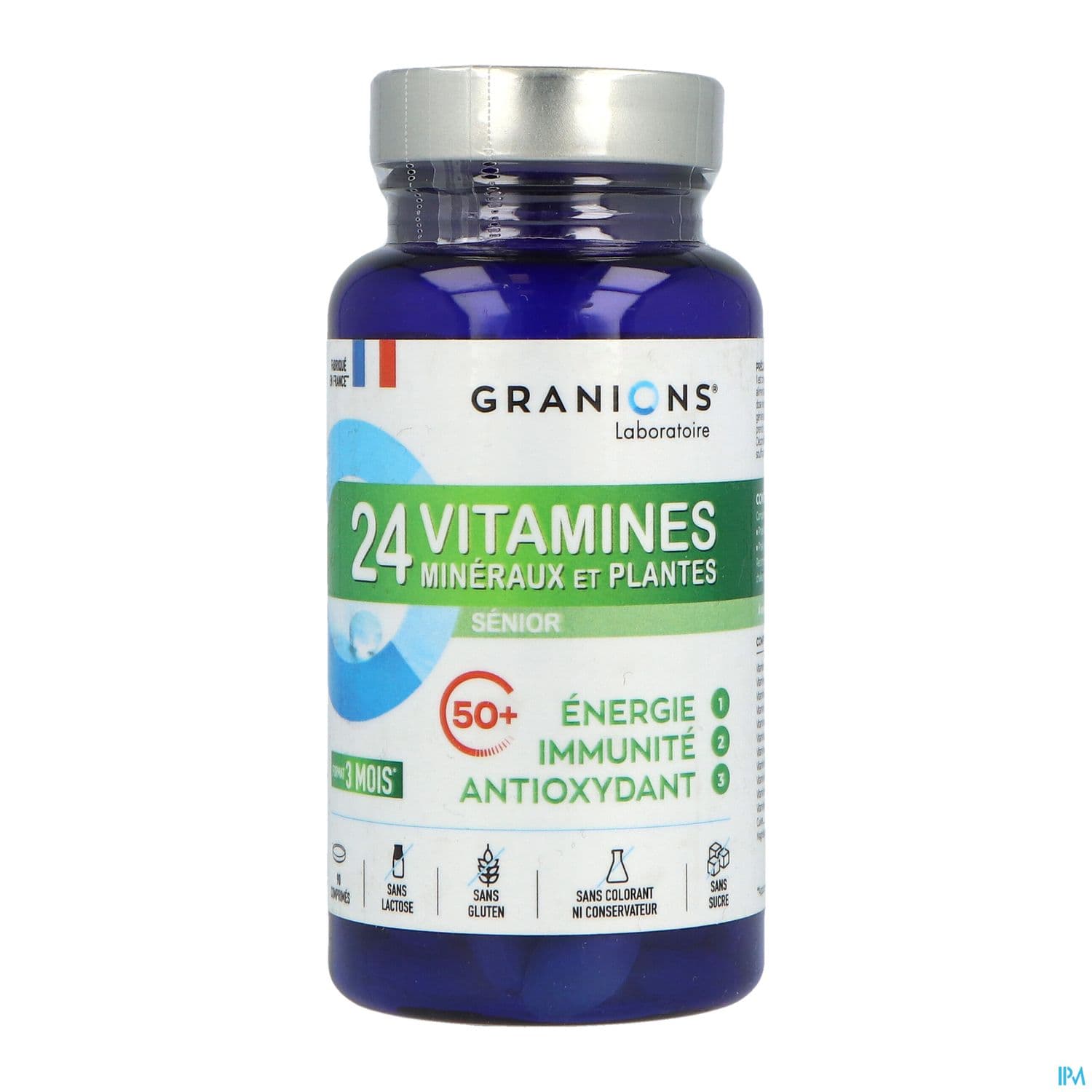 Granions 24 Vitamine Senior Energie Immunite Antioxydant Comprime 90