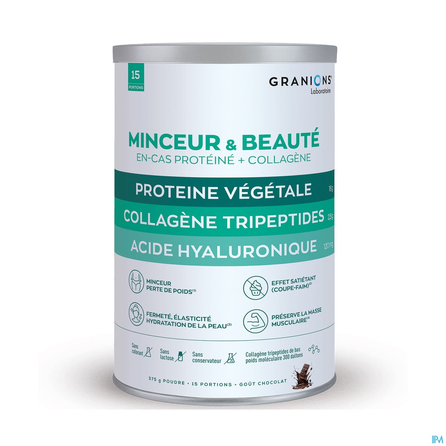 Granions Proteine Vegetale Minceur Beaute Poudre 275g Gout Chocolat
