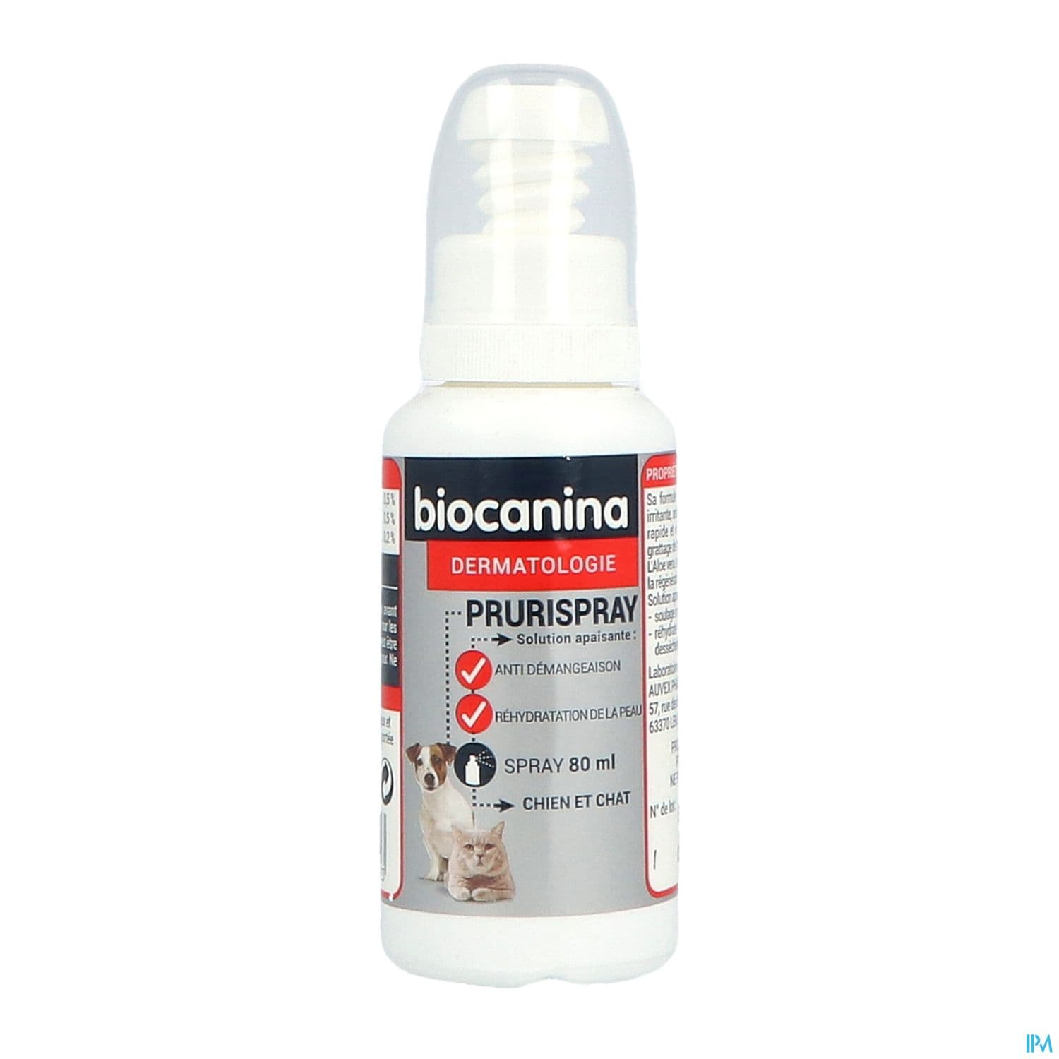 BIOCANINA PRURISPRAY SOL/CALM 80ML — Pharmacie Capucins Pharma