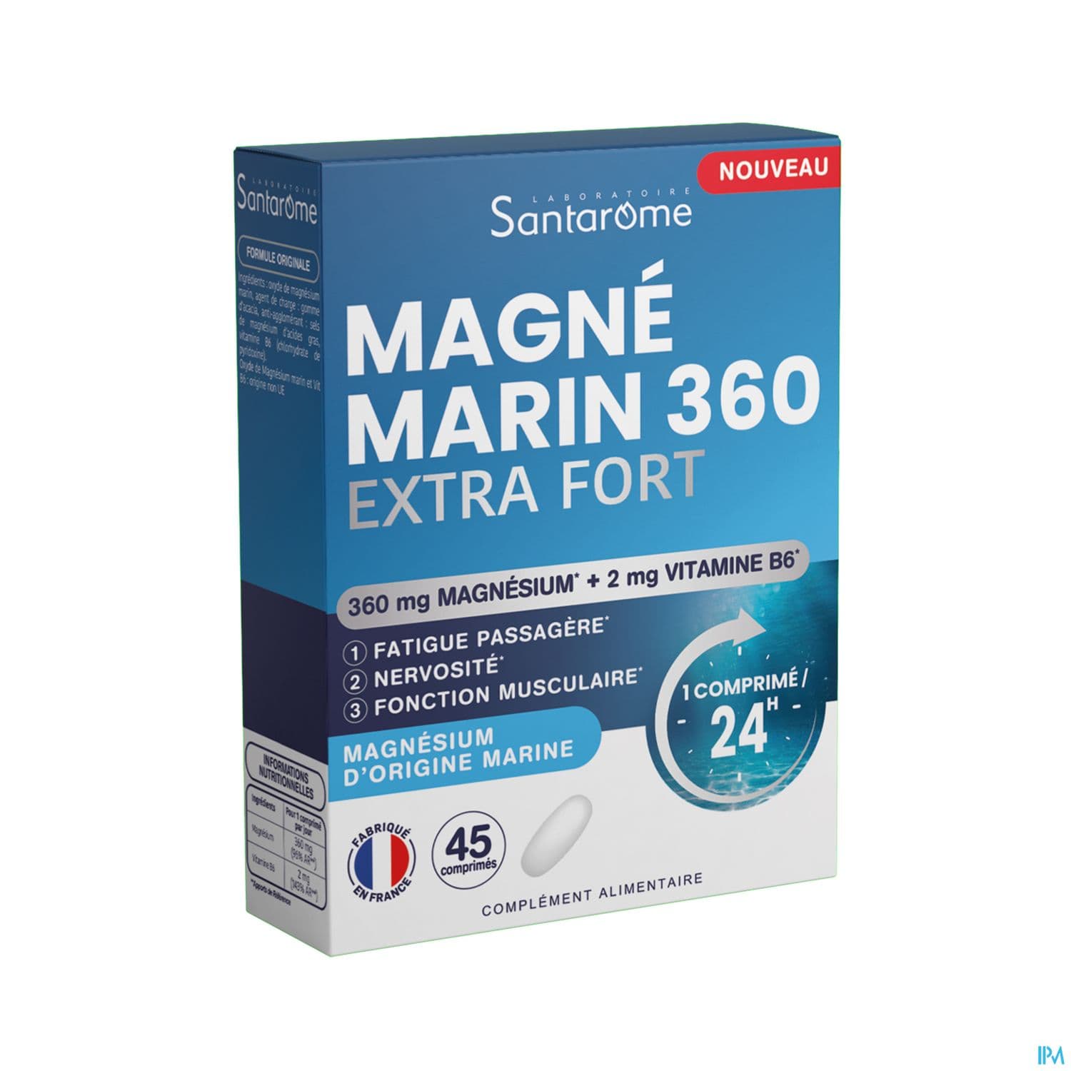 Santarome Magne Marin 360 Extra Fort Comprime 45 — Pharmacie Villenave Rocade