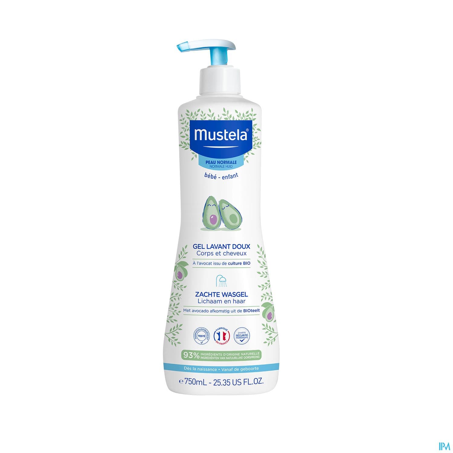 MUSTELA BB GEL LAV DOUX PN 750ML — Pharmacie Tasseel