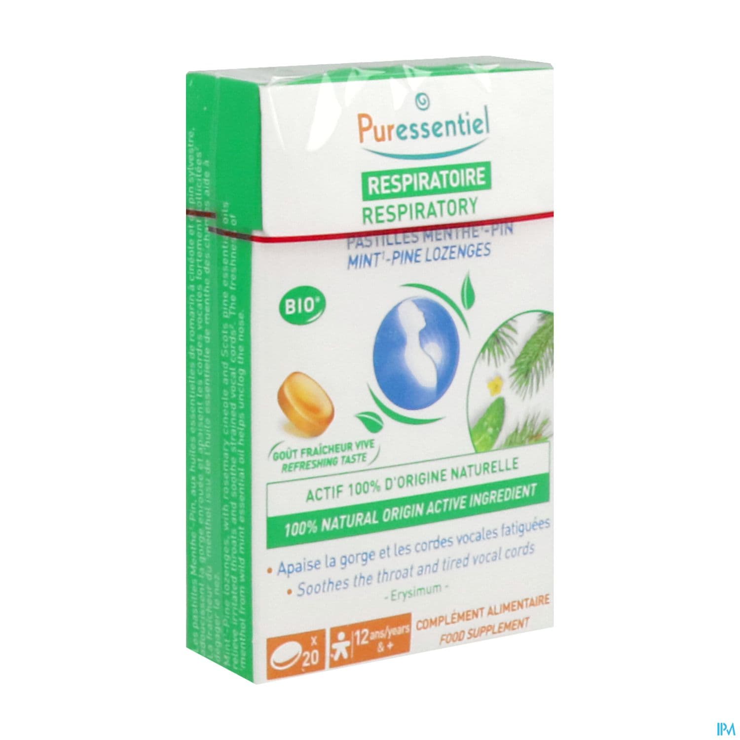 PURESSENTIEL RESP GORGE MENTH 20