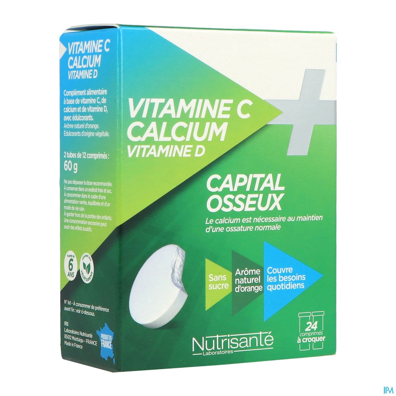 Vitavea Vitamine C + Calcium + Vitamine D Comprime A Croquer 24 — Pharmacie Lafayette Daloy