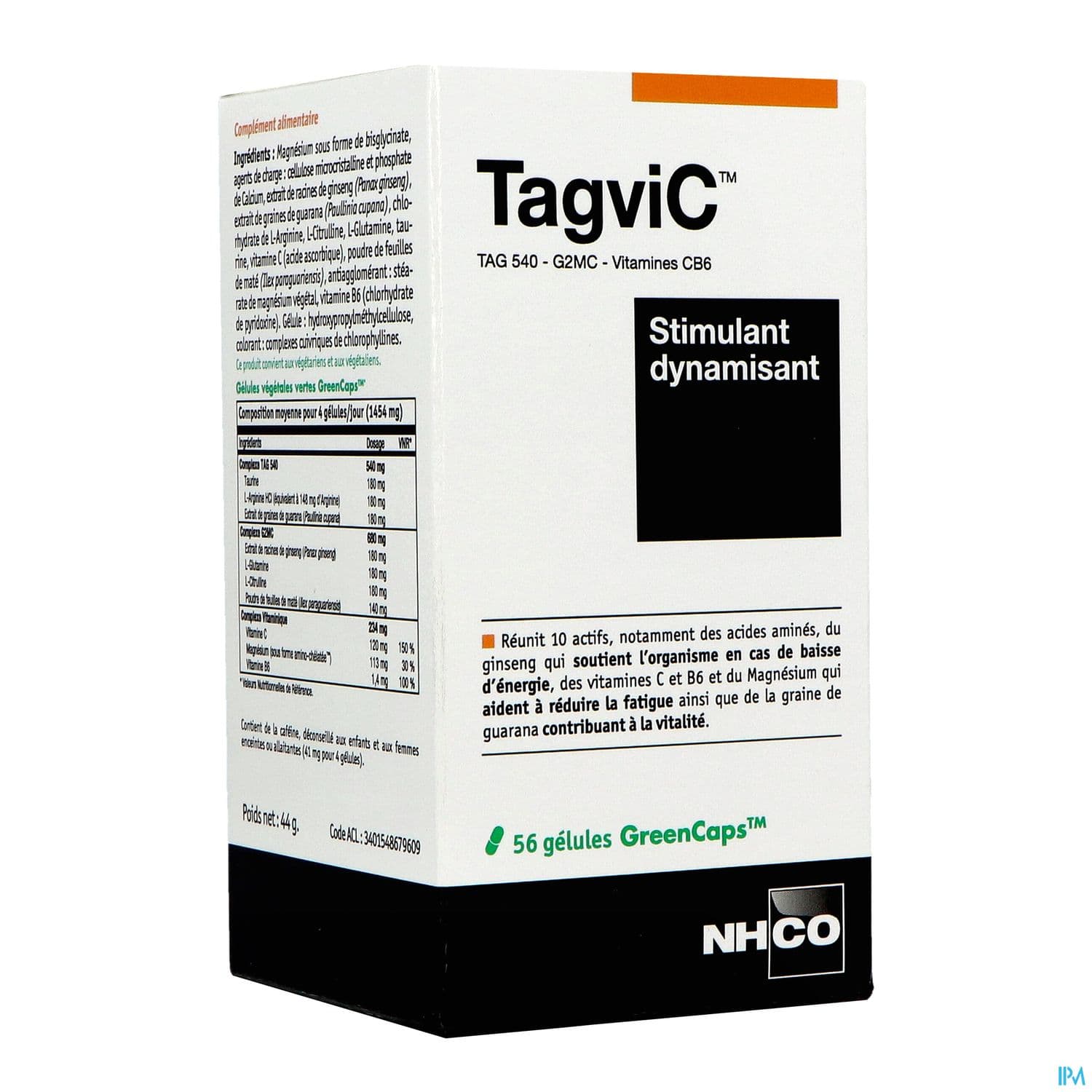 Nhco Tagvic Stimulant Dynamisant Gelule 56 — Pharmacie Pharmavance Pierre Fontaine