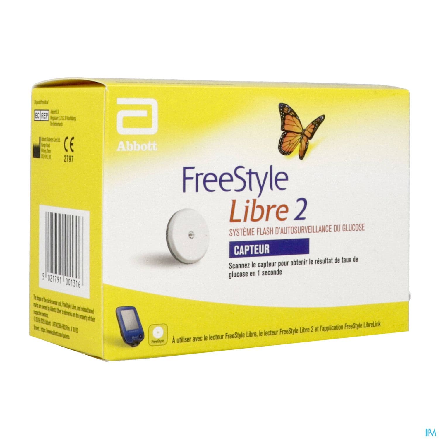 FREESTYLE LIBRE 2 CAPTEUR — Grande Pharmacie du Pont Suresnes