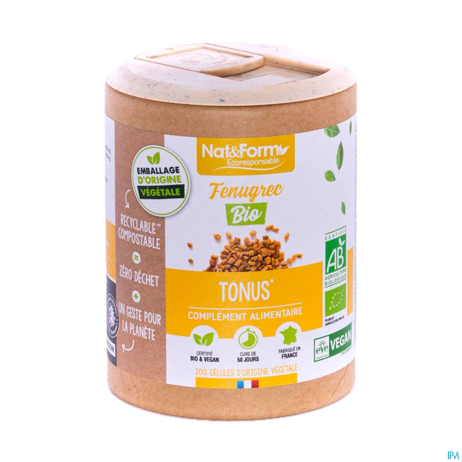Nat Et Form Ecoresponsable Fenugrec Gelule 60