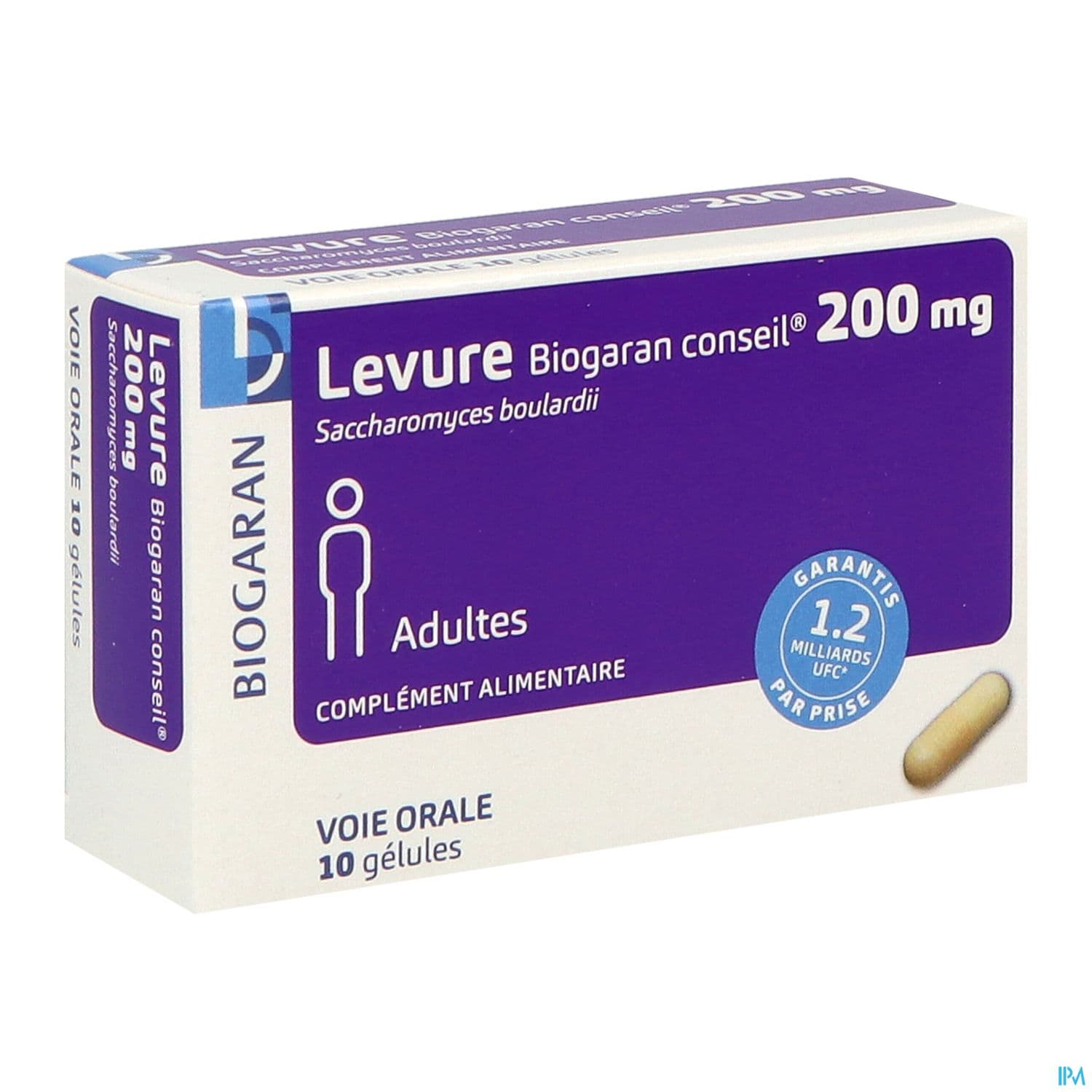 Levure Biogaran Conseil 200mg Gelule 10