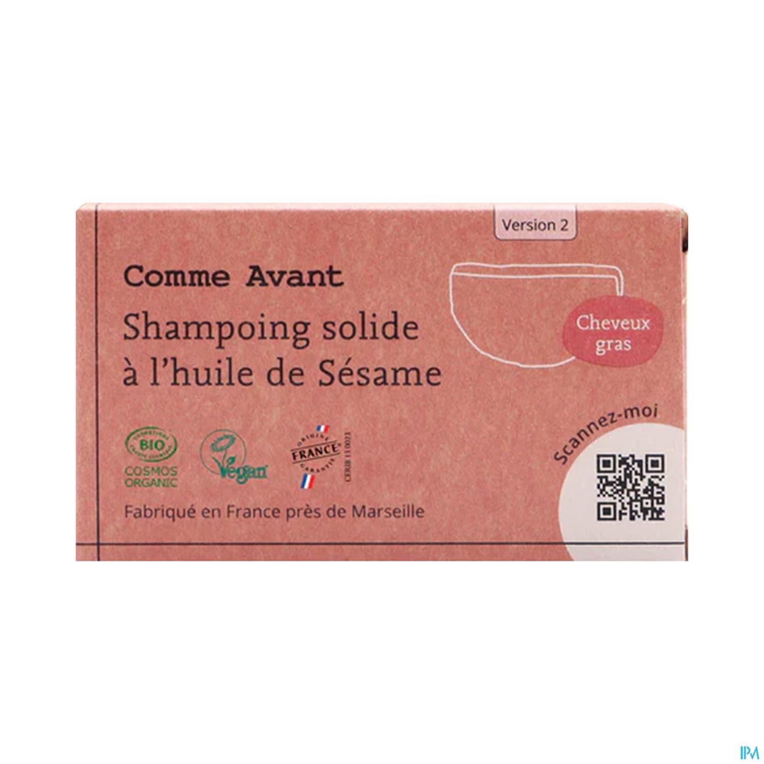 Comme Avant Shampooing Solide Enrichi En Huile De Sesame Rhassoul Cheveux Gras 70g — Pharmacie aux enfants
