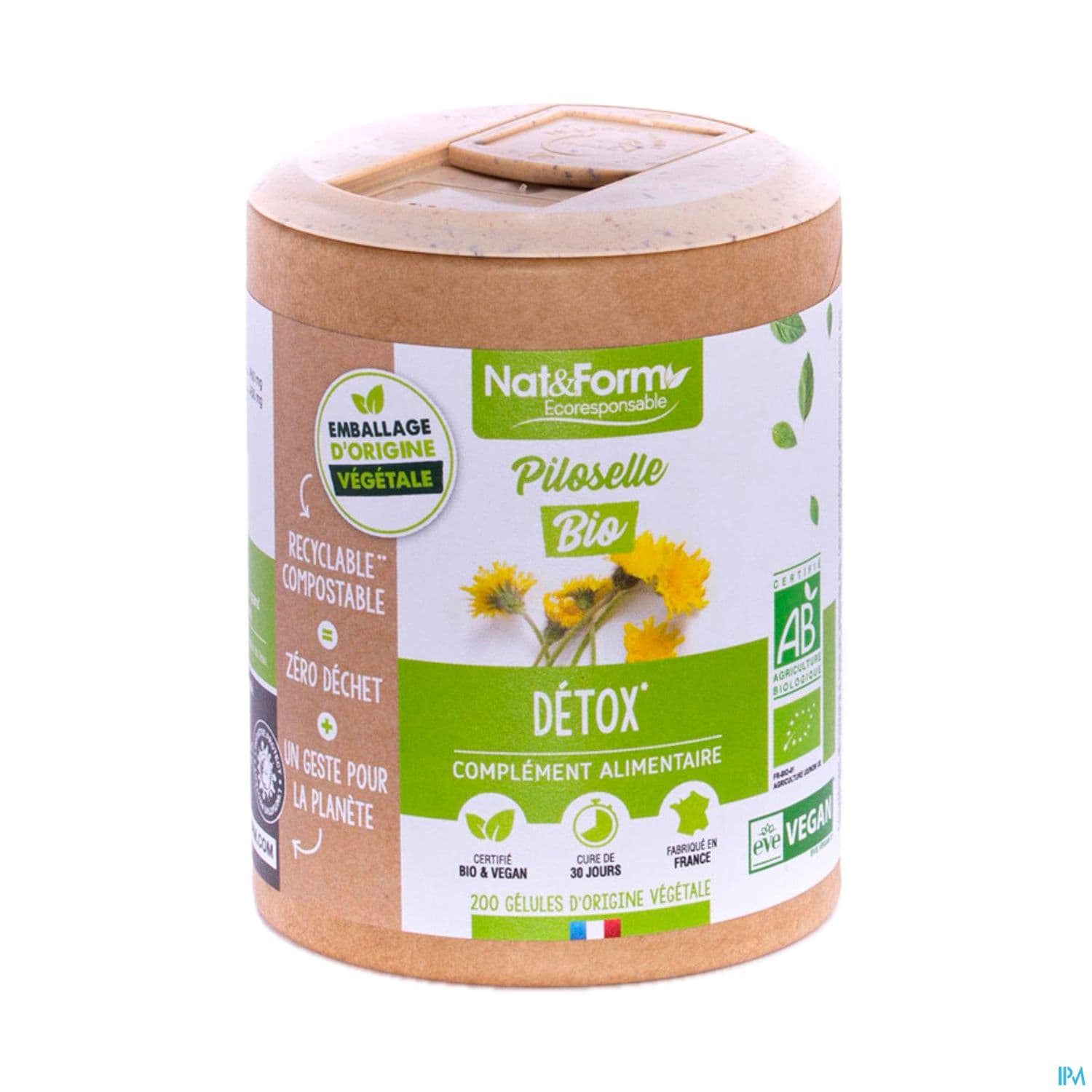 Nat Et Form Ecoresponsable Piloselle Bio Gelule Vegetale 200