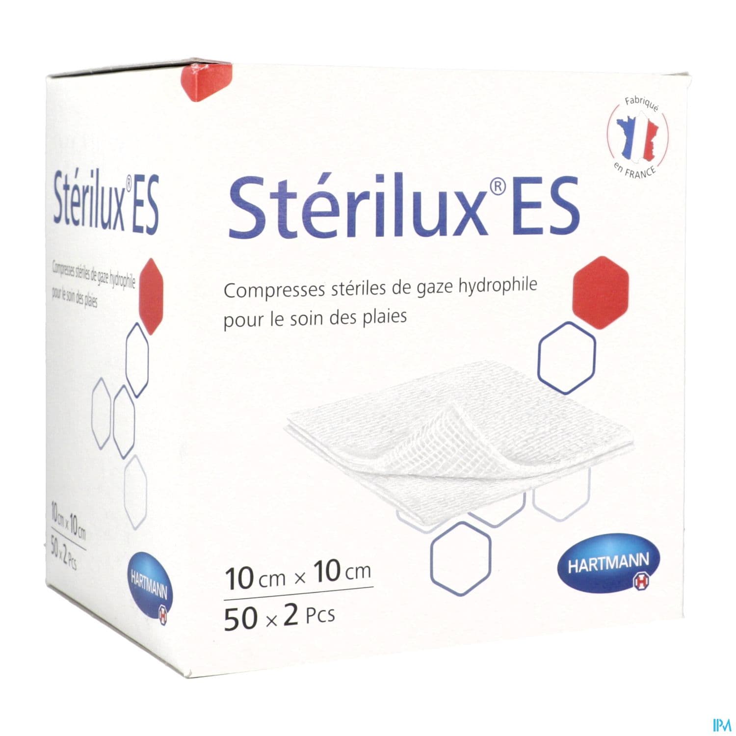 COMP ST 50X2 STERILUX ES 10X10 — Pharmacie des Cascades