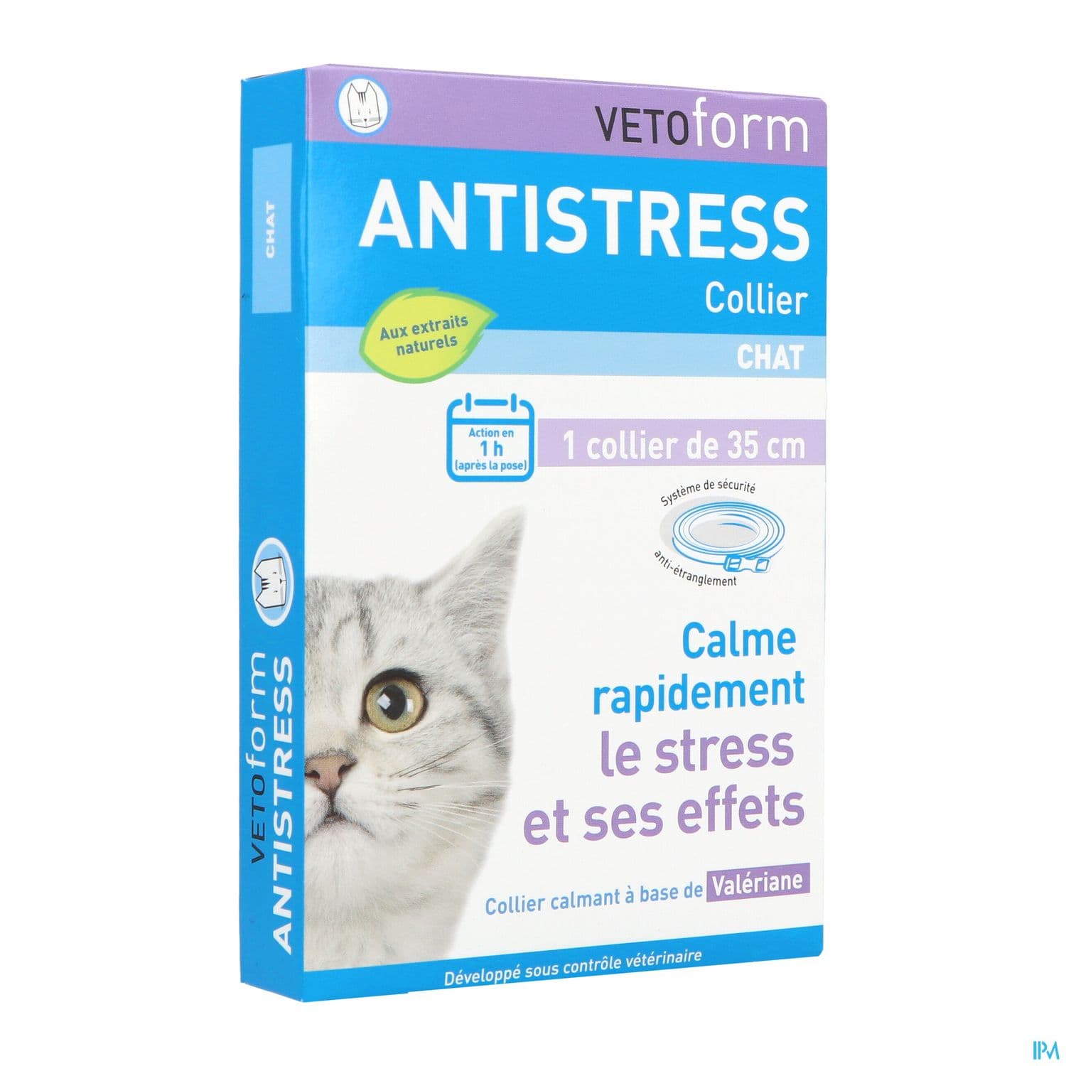 Vetoform Calmant - Collier Anti-stress Chat X1