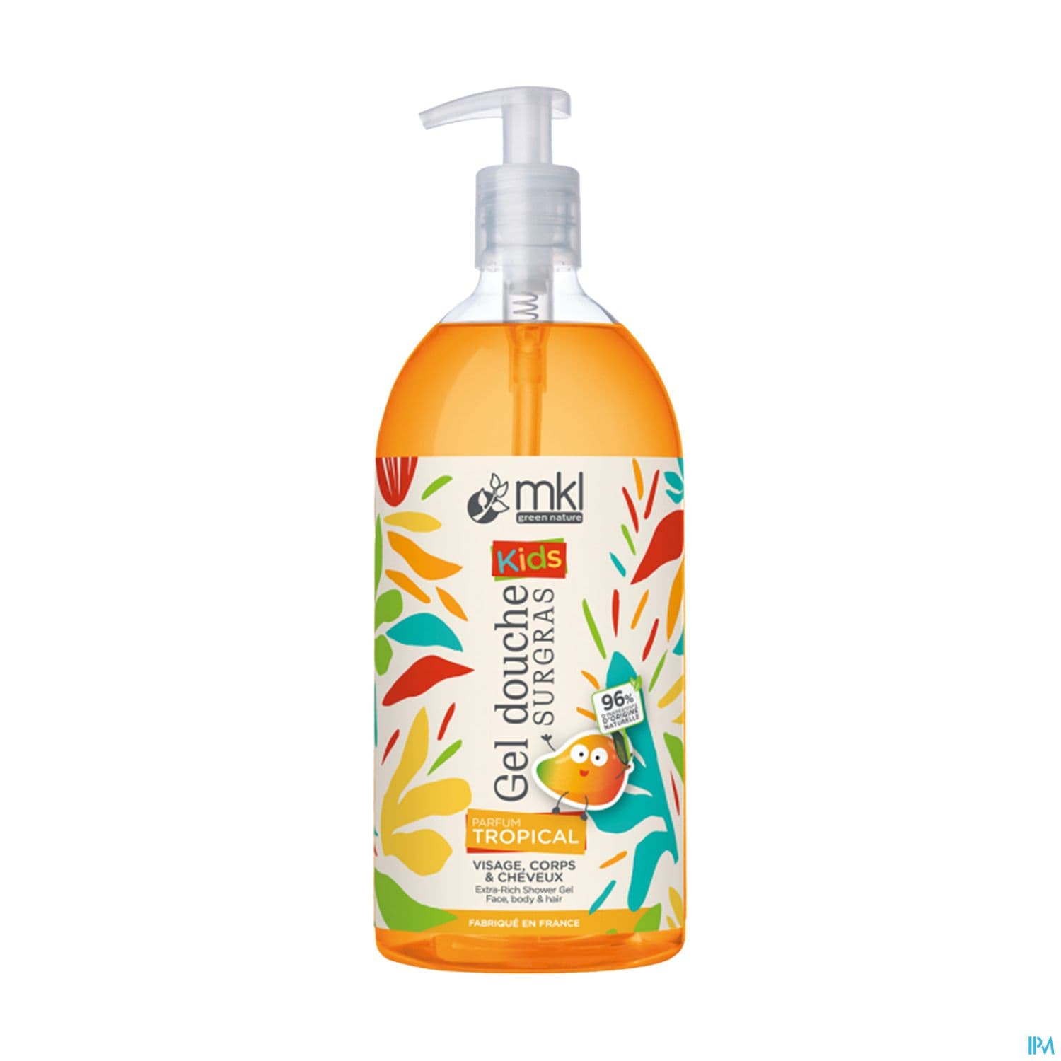 Mkl Green Nature Gel Douche Kids Tropicale 1l