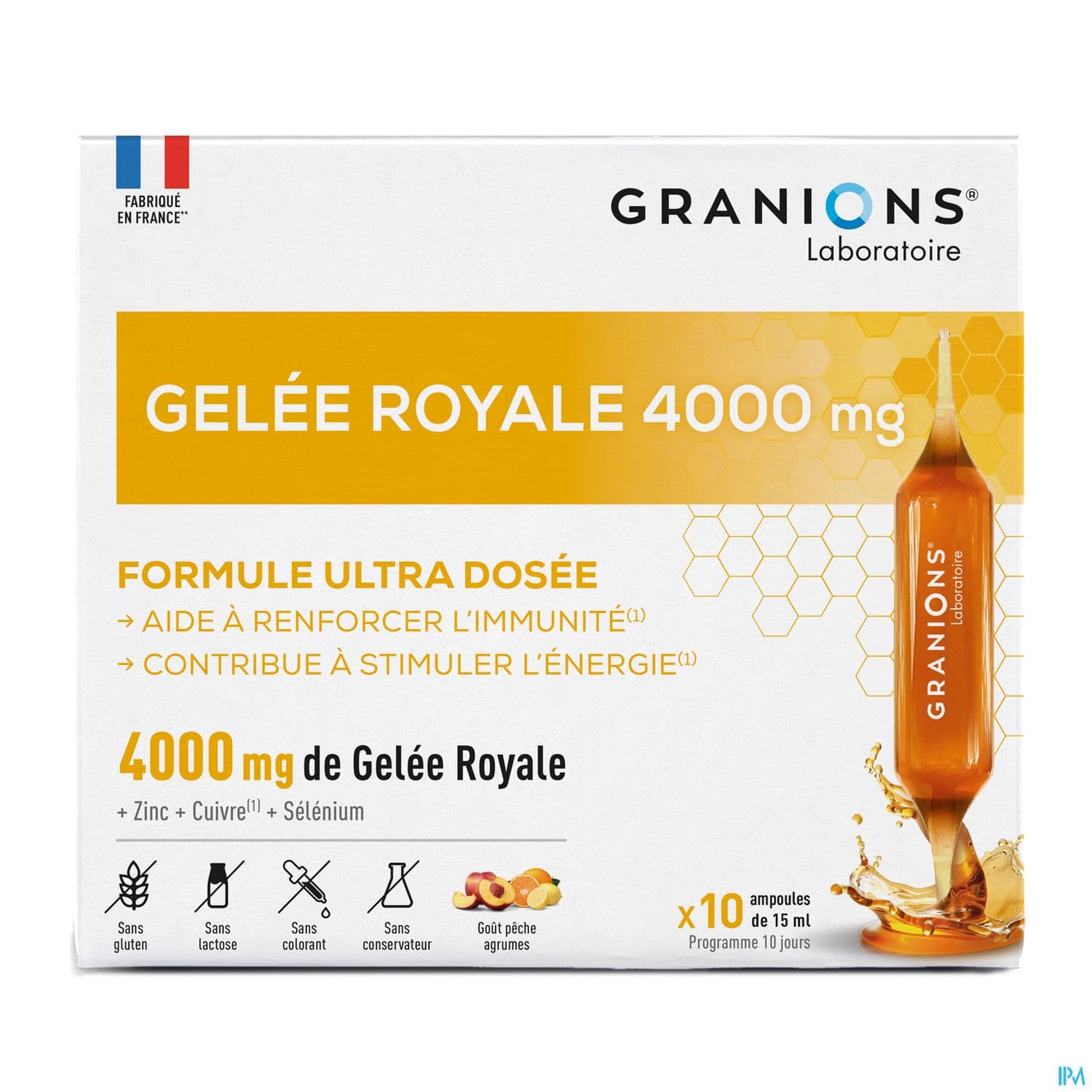 Granions Gelee Royale 4000mg Ampoules 10