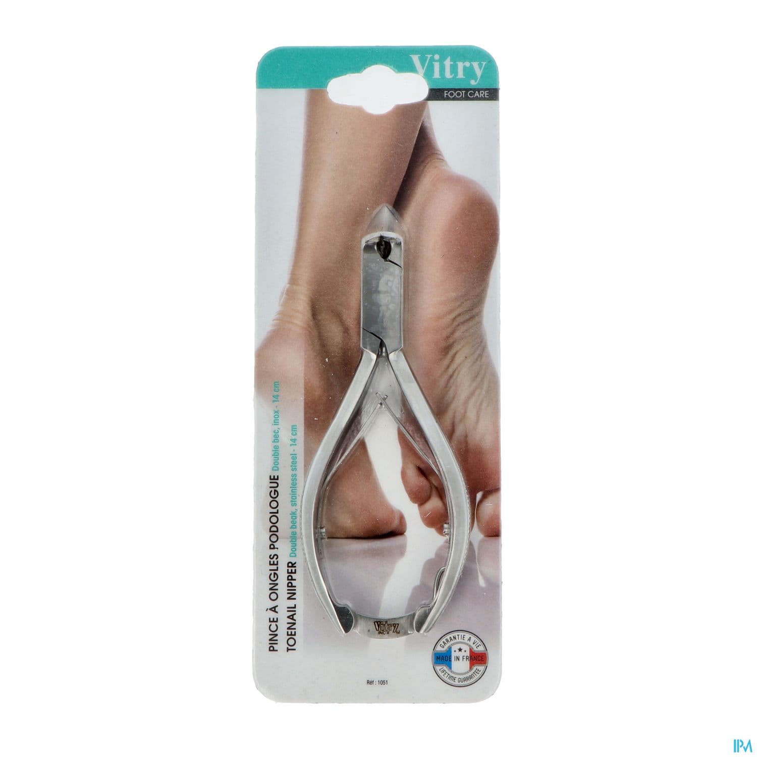 Vitry Pince A Ongles Double Bec Ressort Inox 14cm