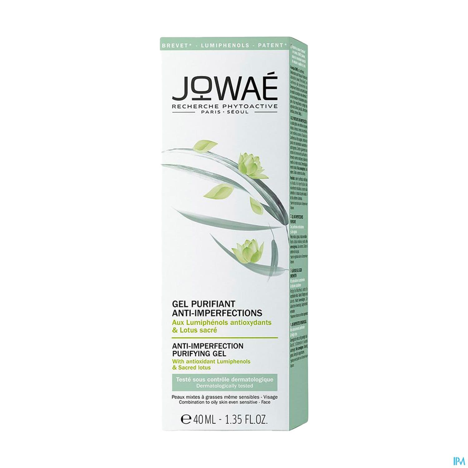 JOWAE GEL PURIFIANT A/IMPERF 40ML