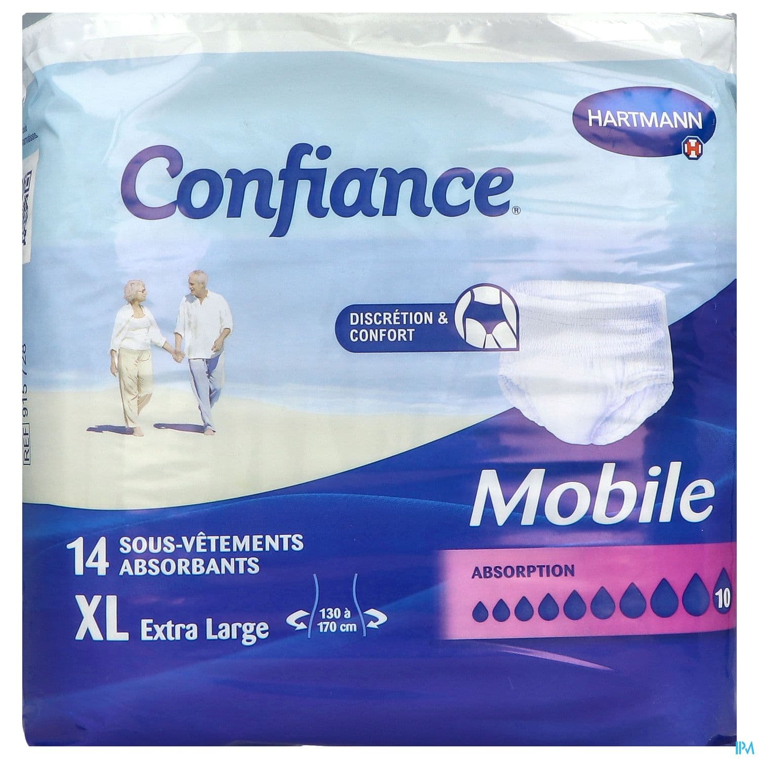CONFIANCE MOBILE SLIP ABSOR10 XL14 — Grande Pharmacie du Centre