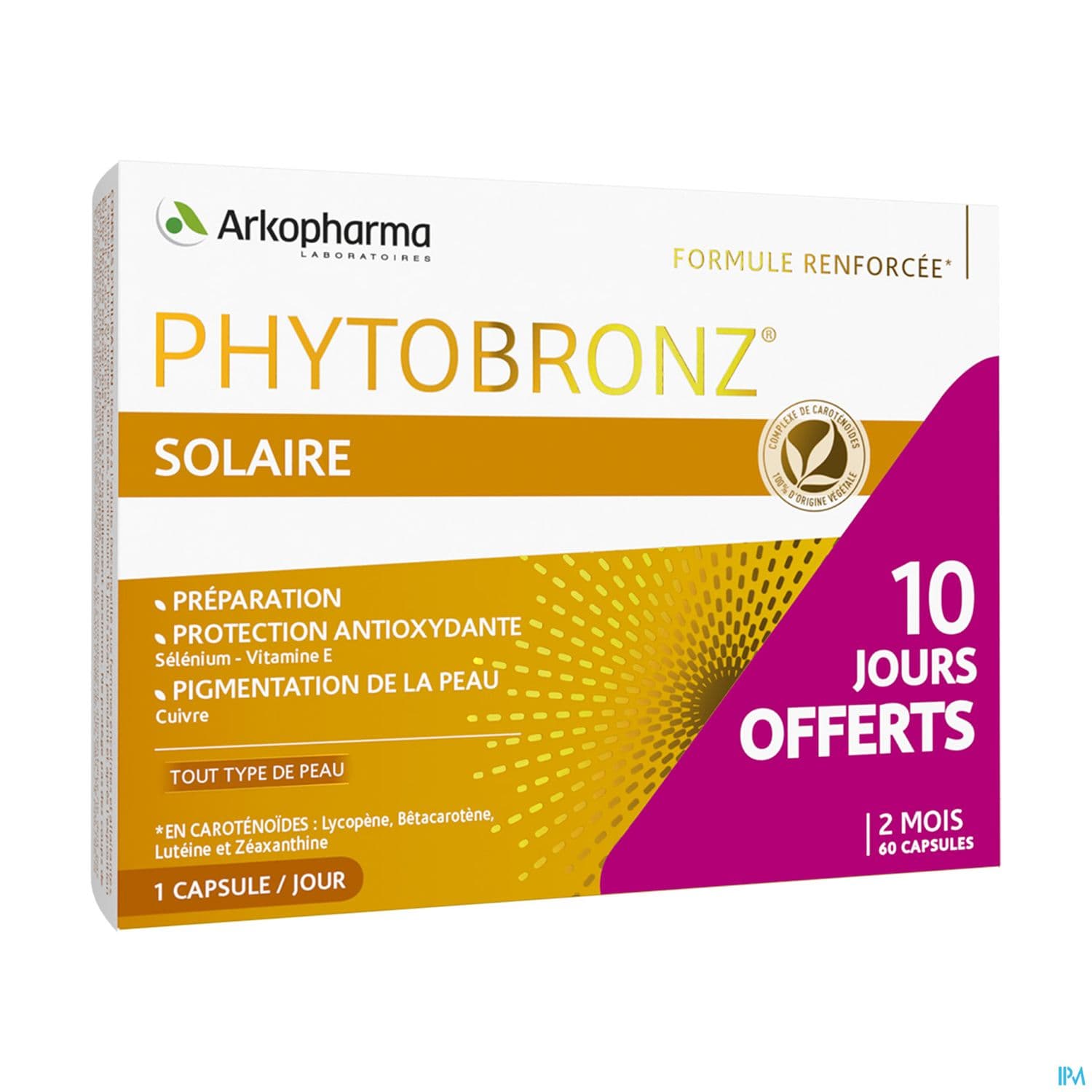 PHYTOBRONZ PREPAR SOL CAPS 60