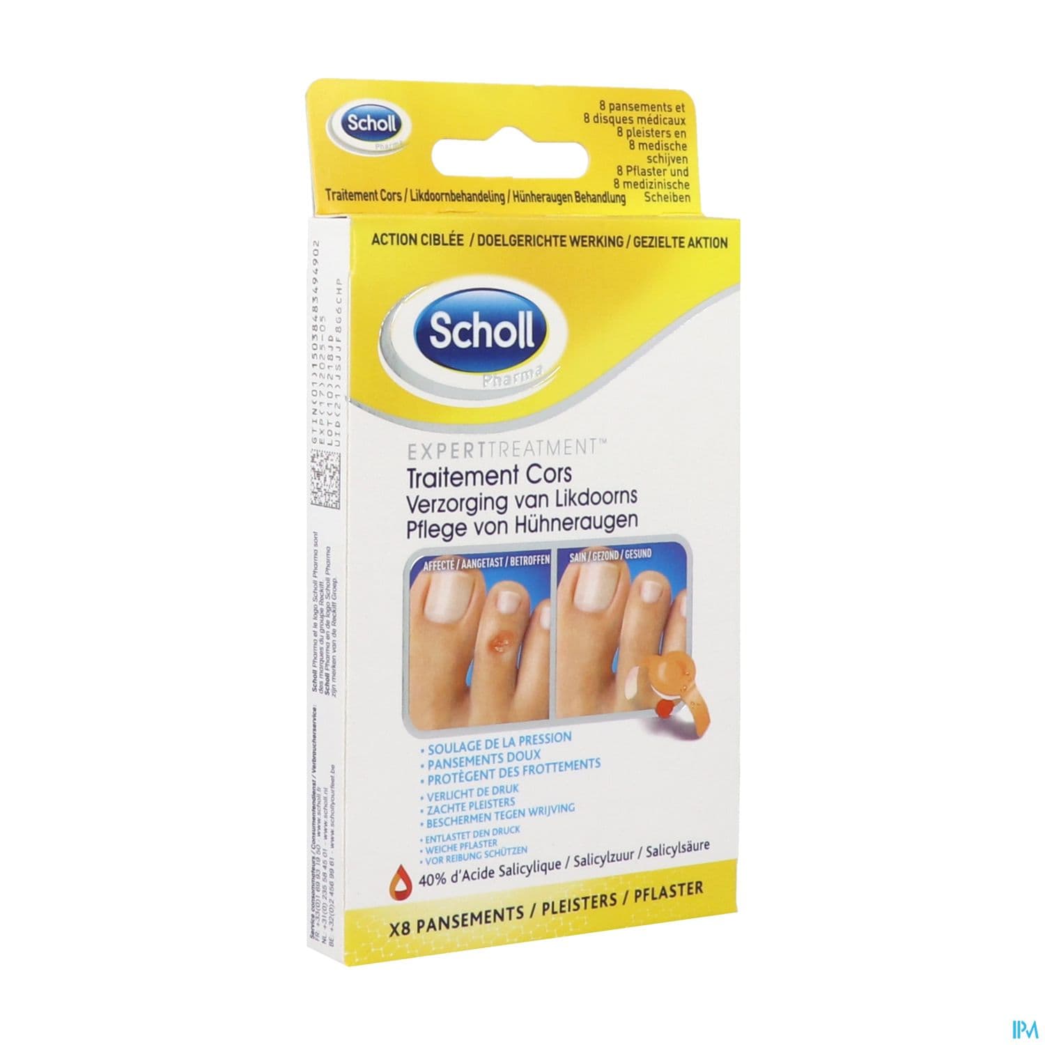 SCHOLL PANS CORICIDES CORS 8 — Pharmacie Jeanne D'Arc