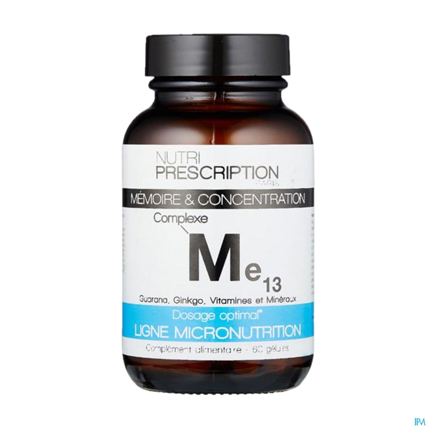 Nutriprescription Me13 Memoire Concentration Gelule 60