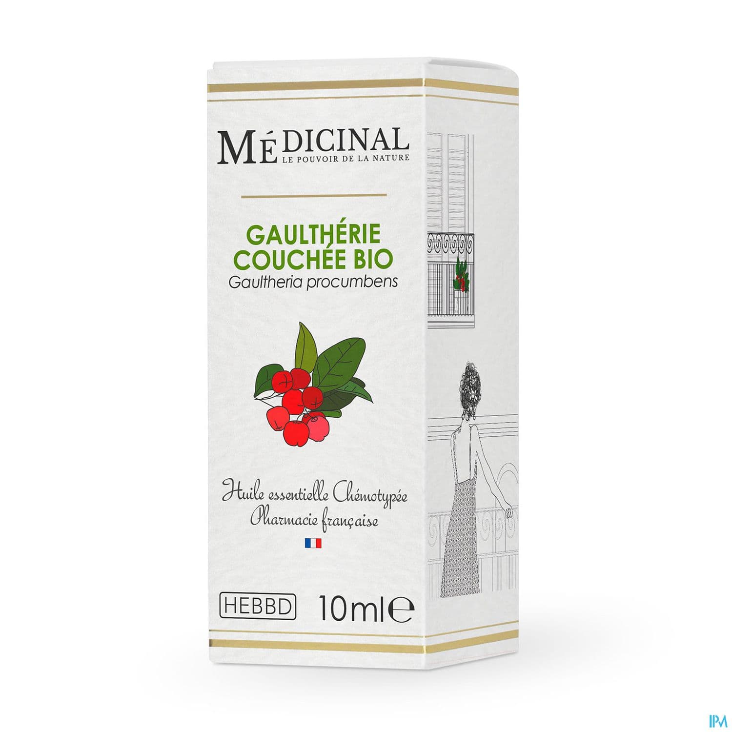 Medicinal Huile Essentielle Gaultherie Bio 10ml