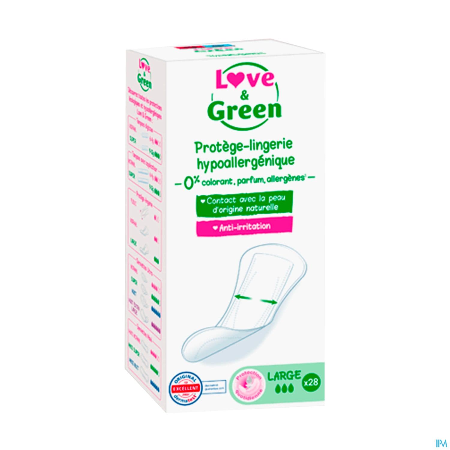 LOVE&GREEN PROTEGE SLIP LARGE 28 — Grande Pharmacie Lazare Carnot 7j/7
