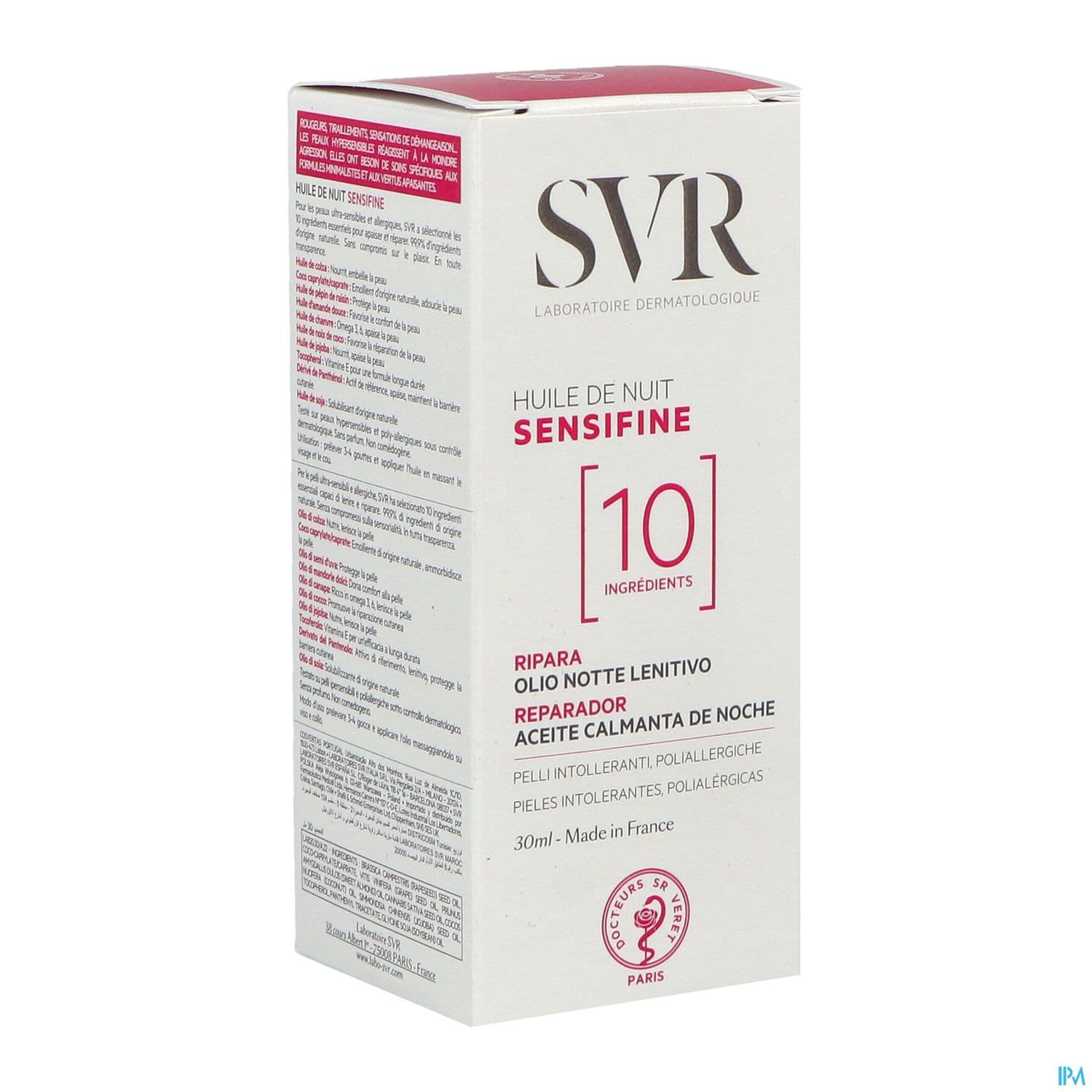 SVR SENSIFINE HLE NUIT 30ML