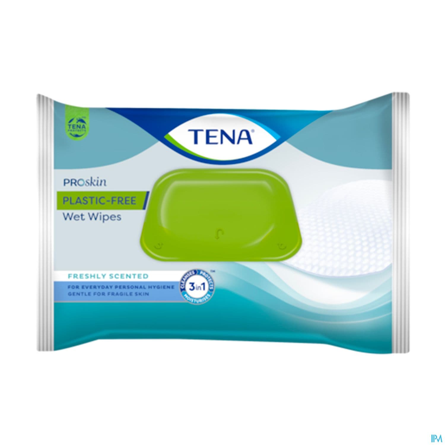 Tena Proskin Wet Wipes Sans Plastique Lingette Impregnee 3en1 Adulte 48
