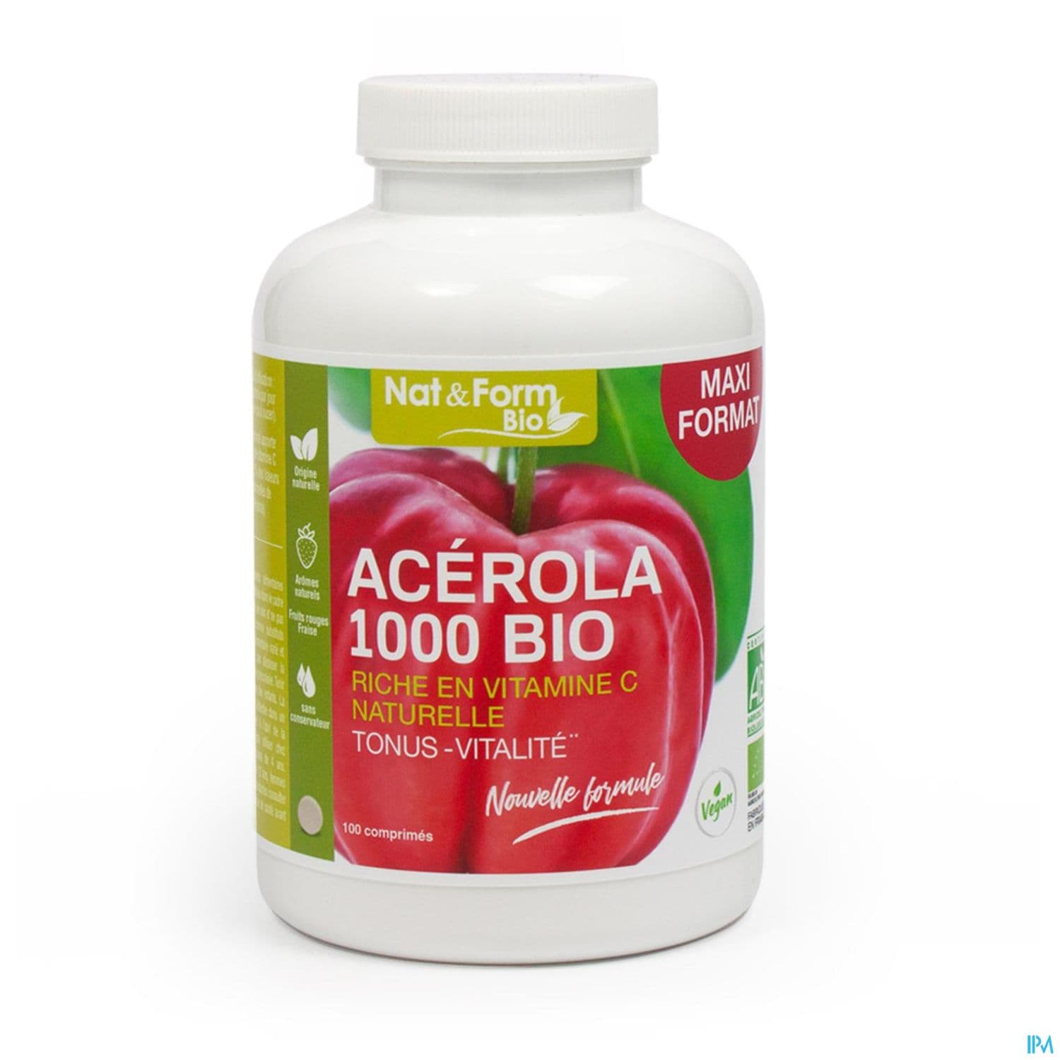 NAT&FORM ACEROLA 1000 BIO CPR100