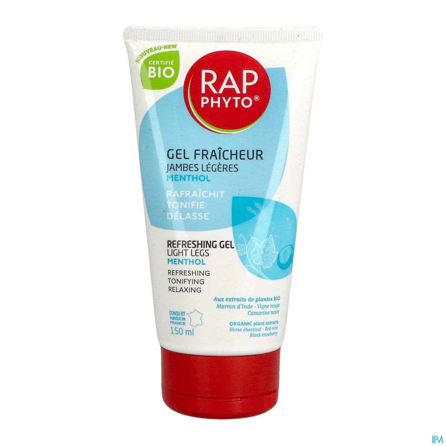 Rap Phyto Bio Gel Fraicheur Jambes Legeres Menthol 150ml