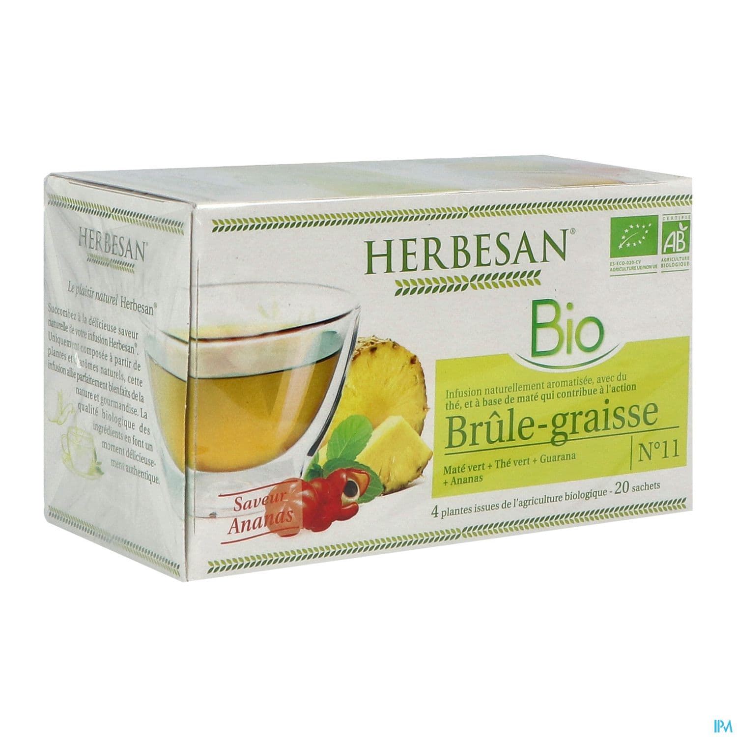 Herbesan Infusion Brule Graisse Bio Sechet 20