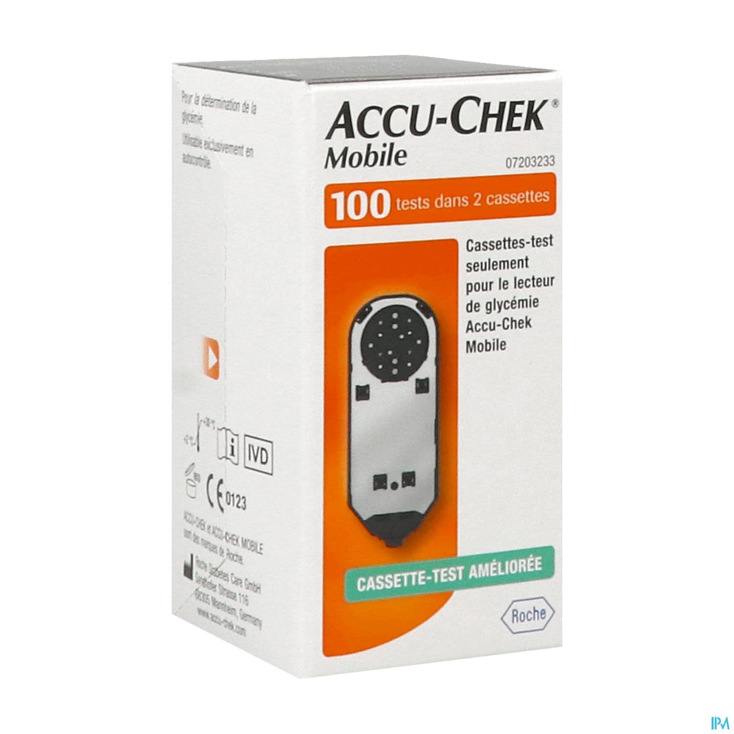 ACCU CHEK MOBILE CASSETTE 2X50 — Pharmacie De L'Avenir Drancy
