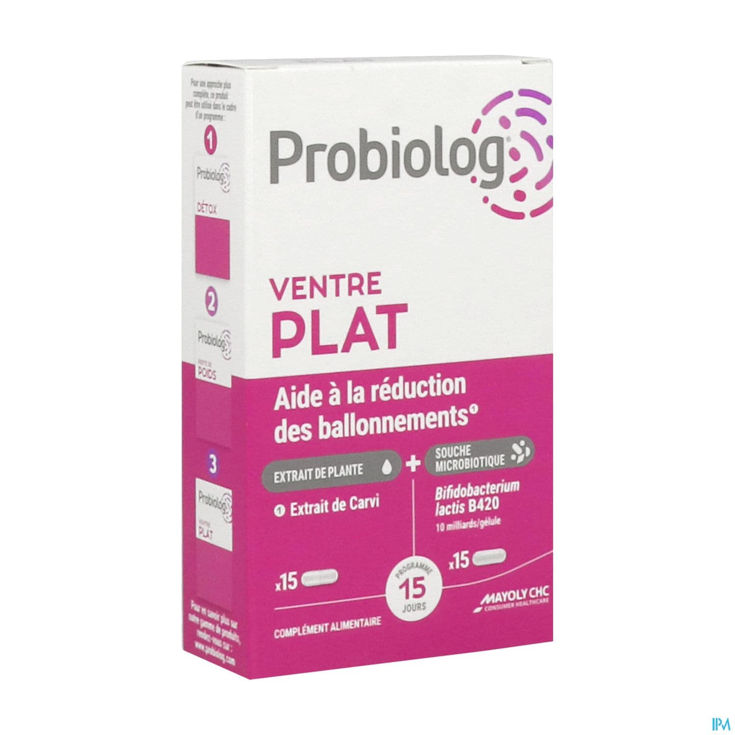 Probiolog Ventre Plat Gelule Plante 15 + Gelule Souche 15