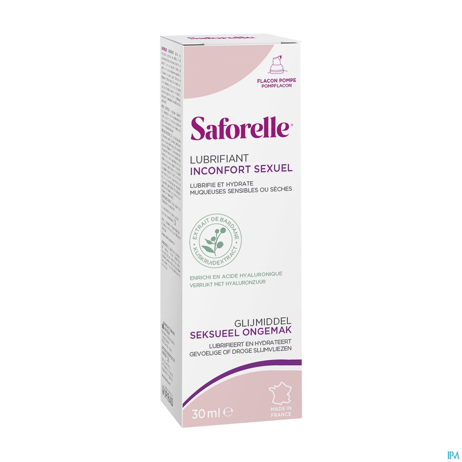 Saforelle Lubrifiant Intime Flacon Pompe 30ml