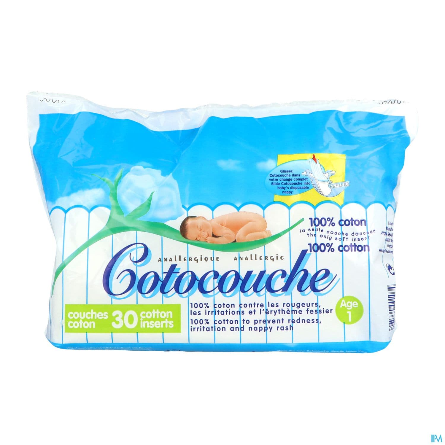 Cotocouche Couche Pour Bebe 1age Sachet 30 — Pharmacie Precheurs