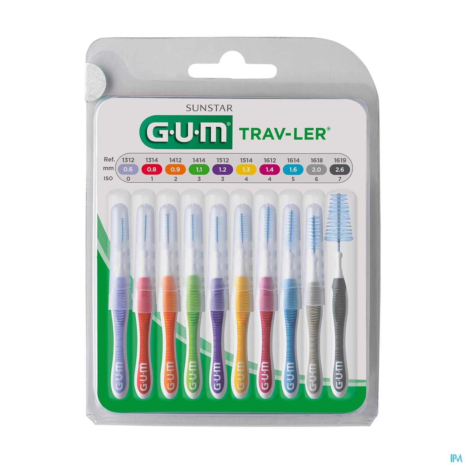 Gum Travler Brossette Interdentaire Pack X10