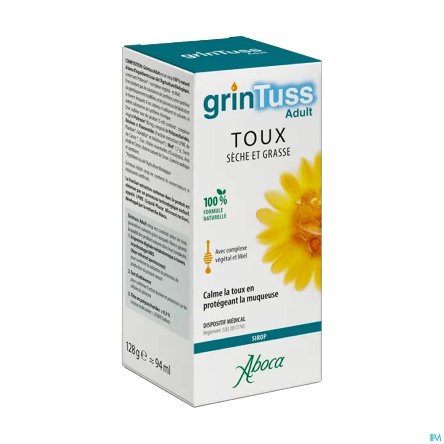 Aboca Grintuss Adulte Sirop Toux 128g