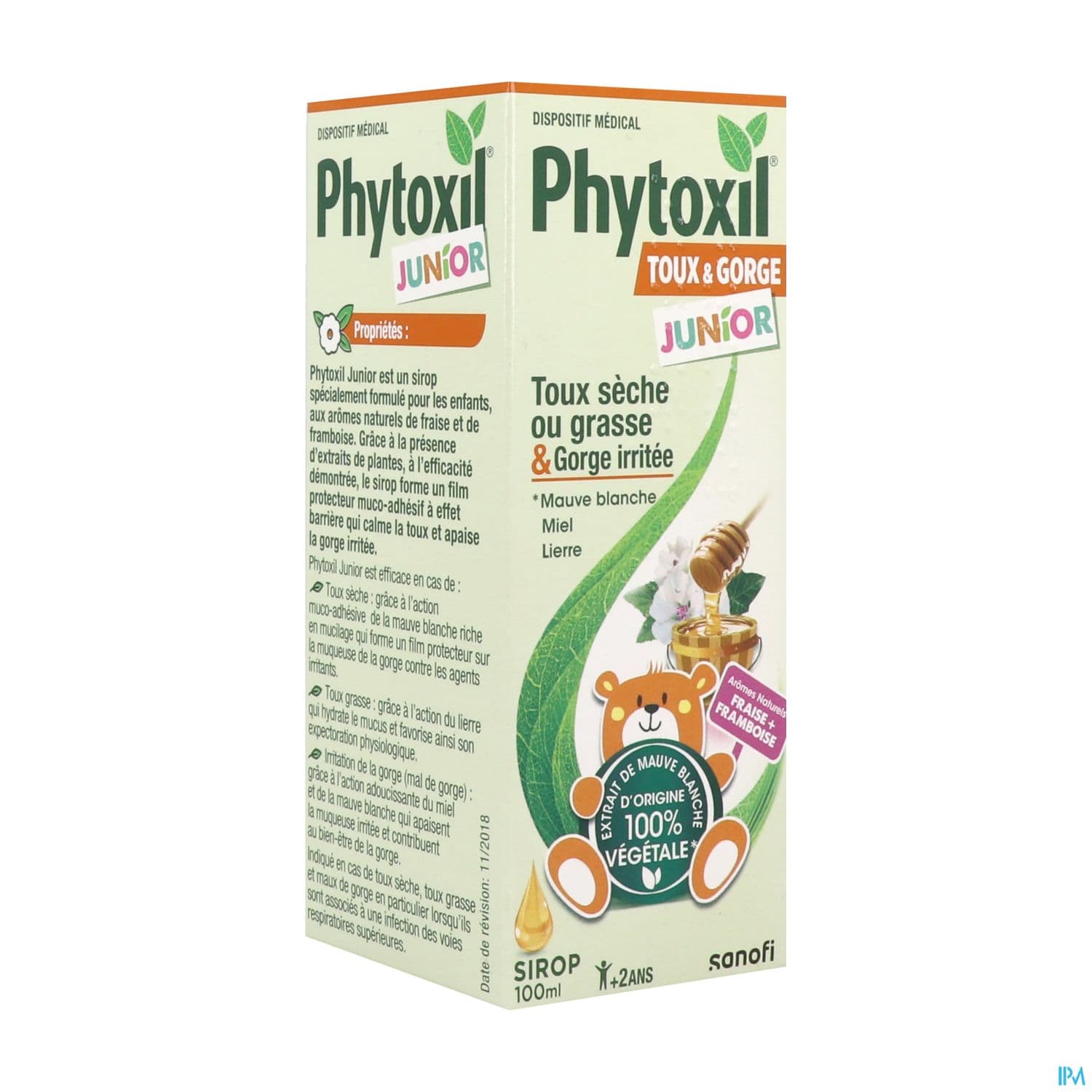 PHYTOXIL TOUX SUCRE JUNIOR SP100ML — Pharmacie Bossuet