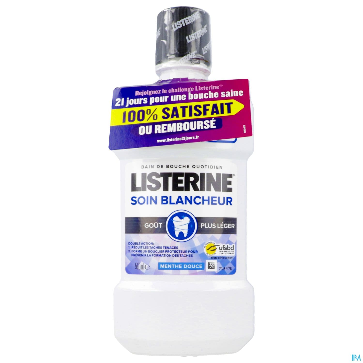 LISTERINE B/B SOIN BLANC GPL 500ML