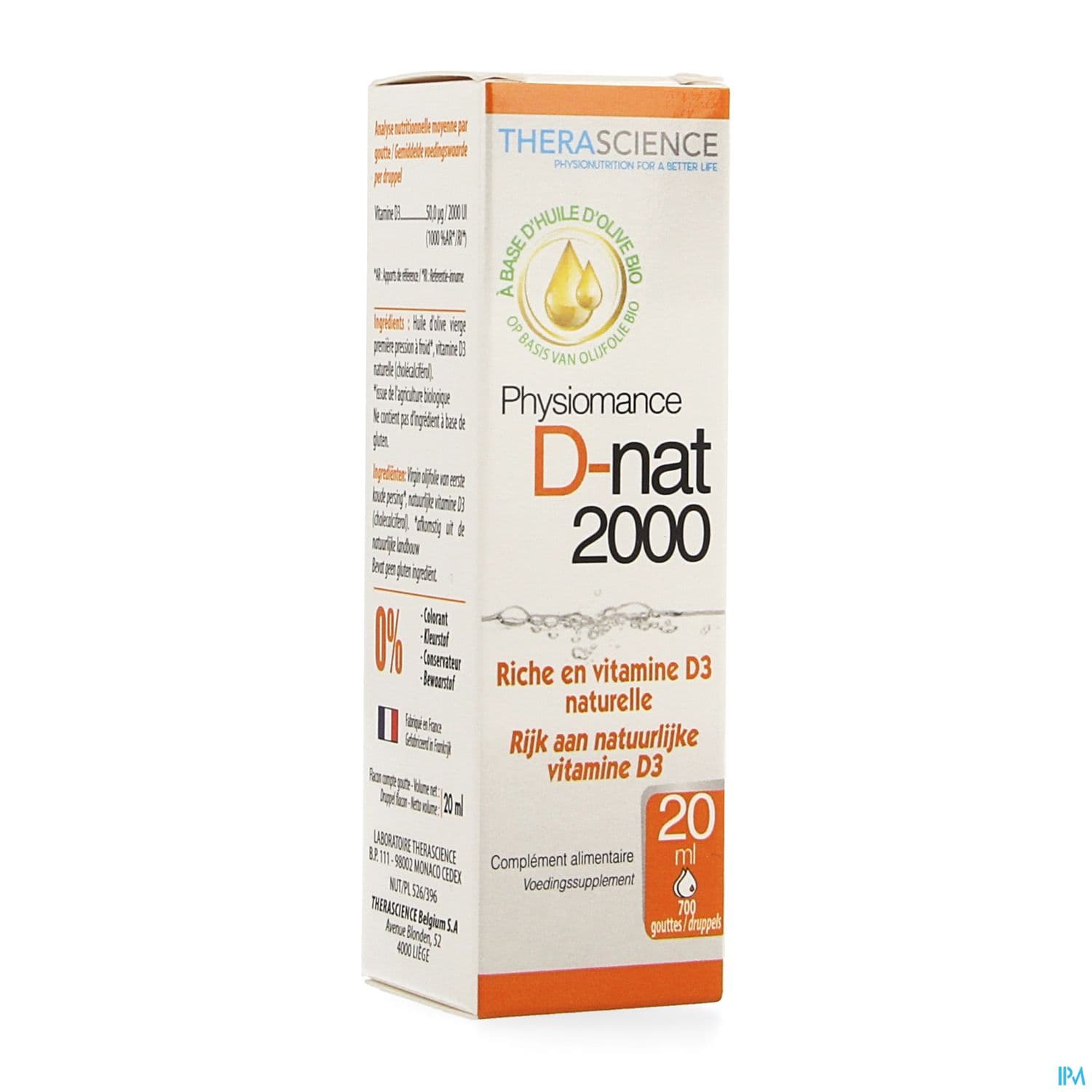 Therascience Physiomance D Nat 2000 Gouttes 20ml