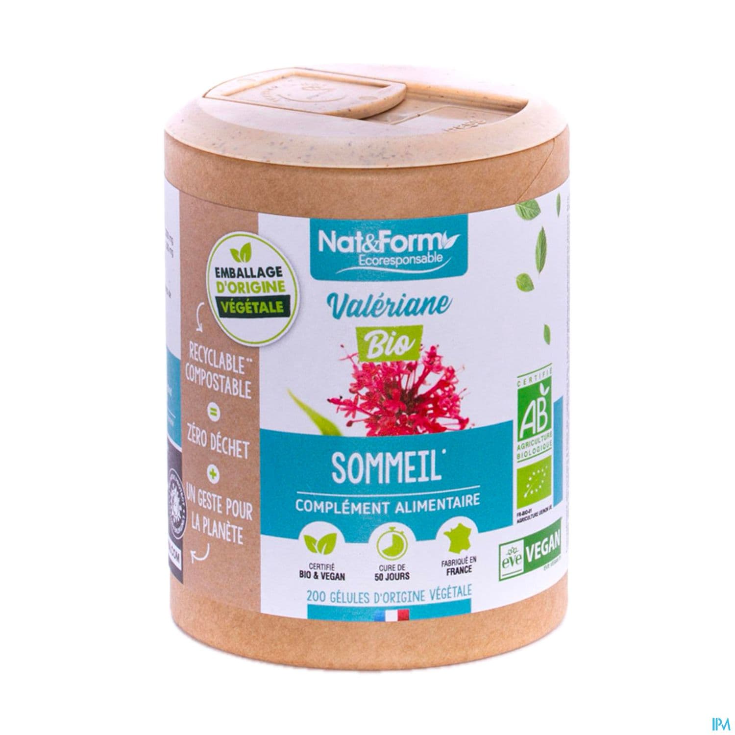 NAT&FORM ECO VALERIAN BIO GELU200