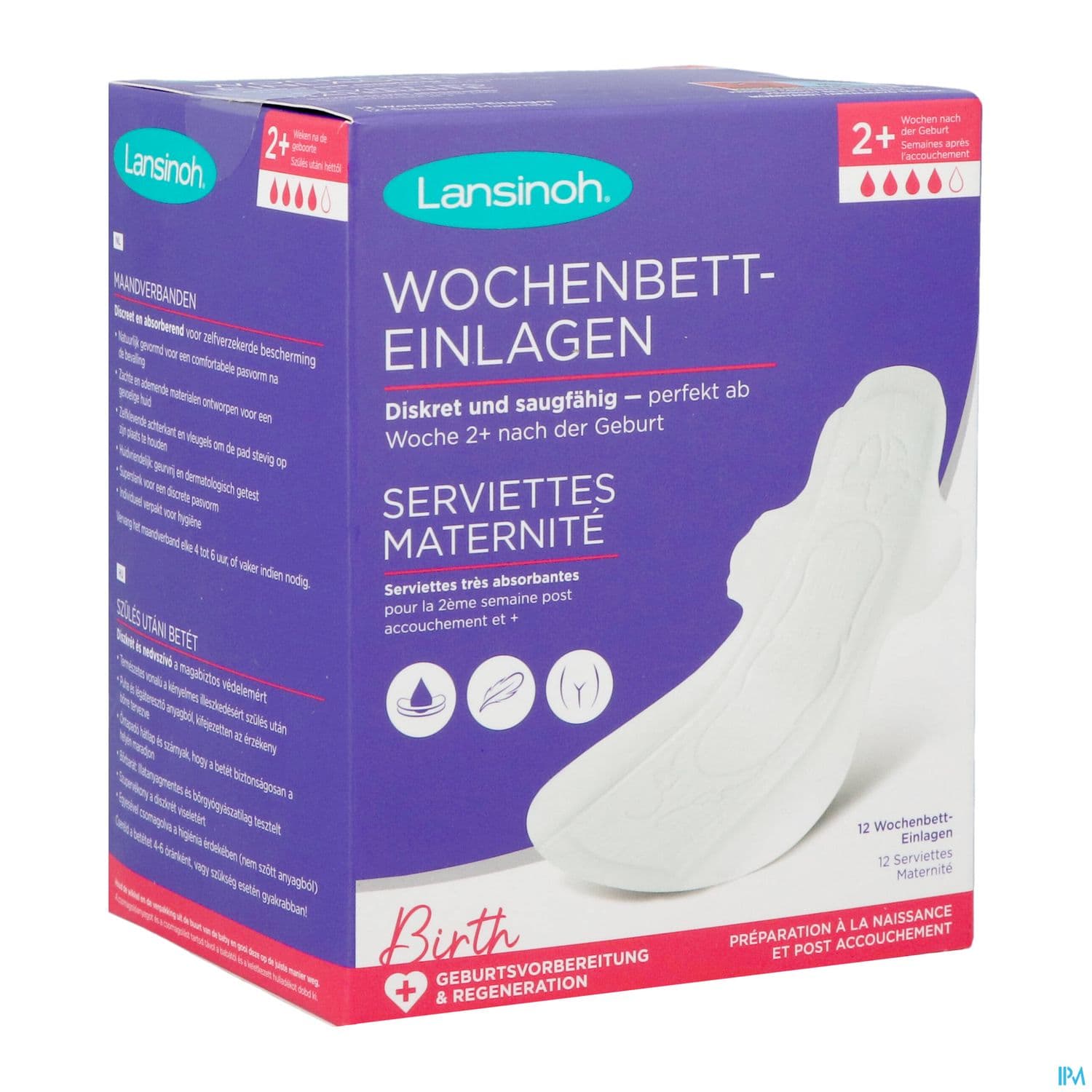 LANSINOH SERV MATERNITE X12 — Pharmacie Riviera